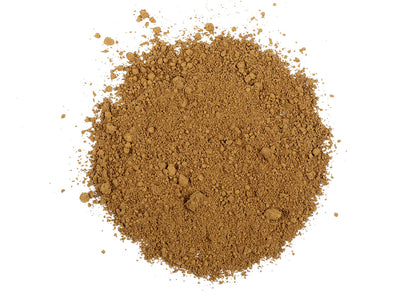 Daydream Organics close-up of organic mushroom powder.