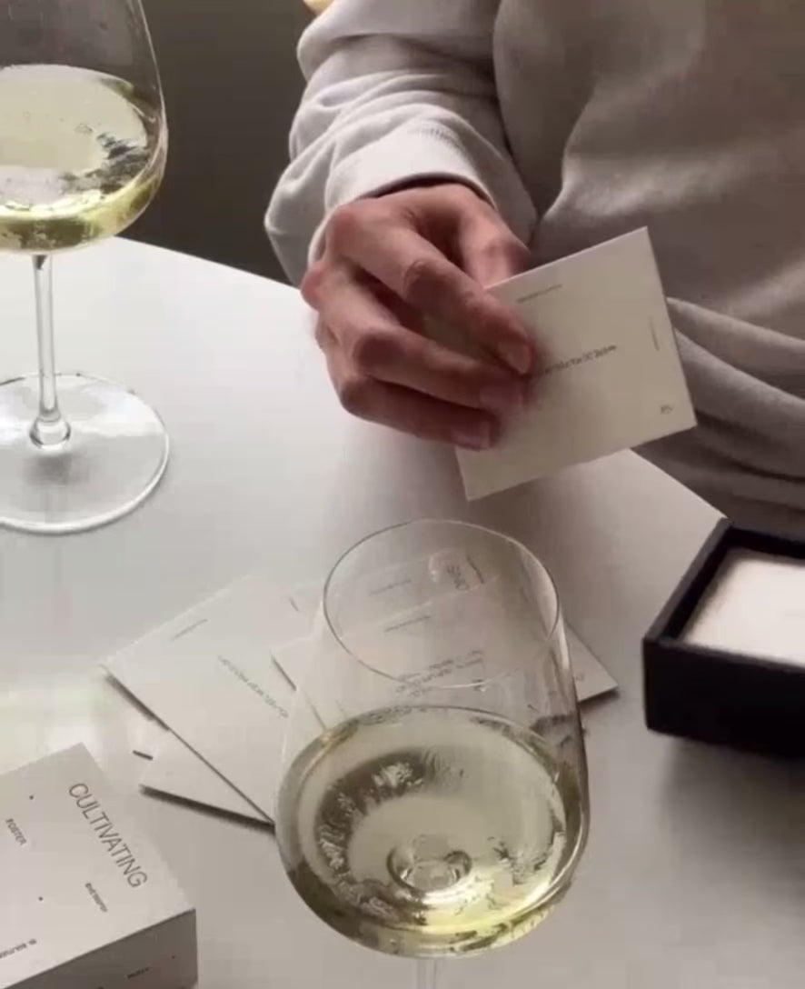 Video of theWilde House Paper Cultivating Conversations card game in use.