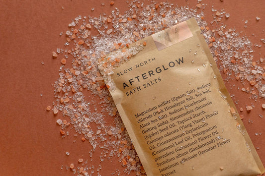 Single Bath Salt Packet | Afterglow | Therapeutic Water Infusion - Wellaine