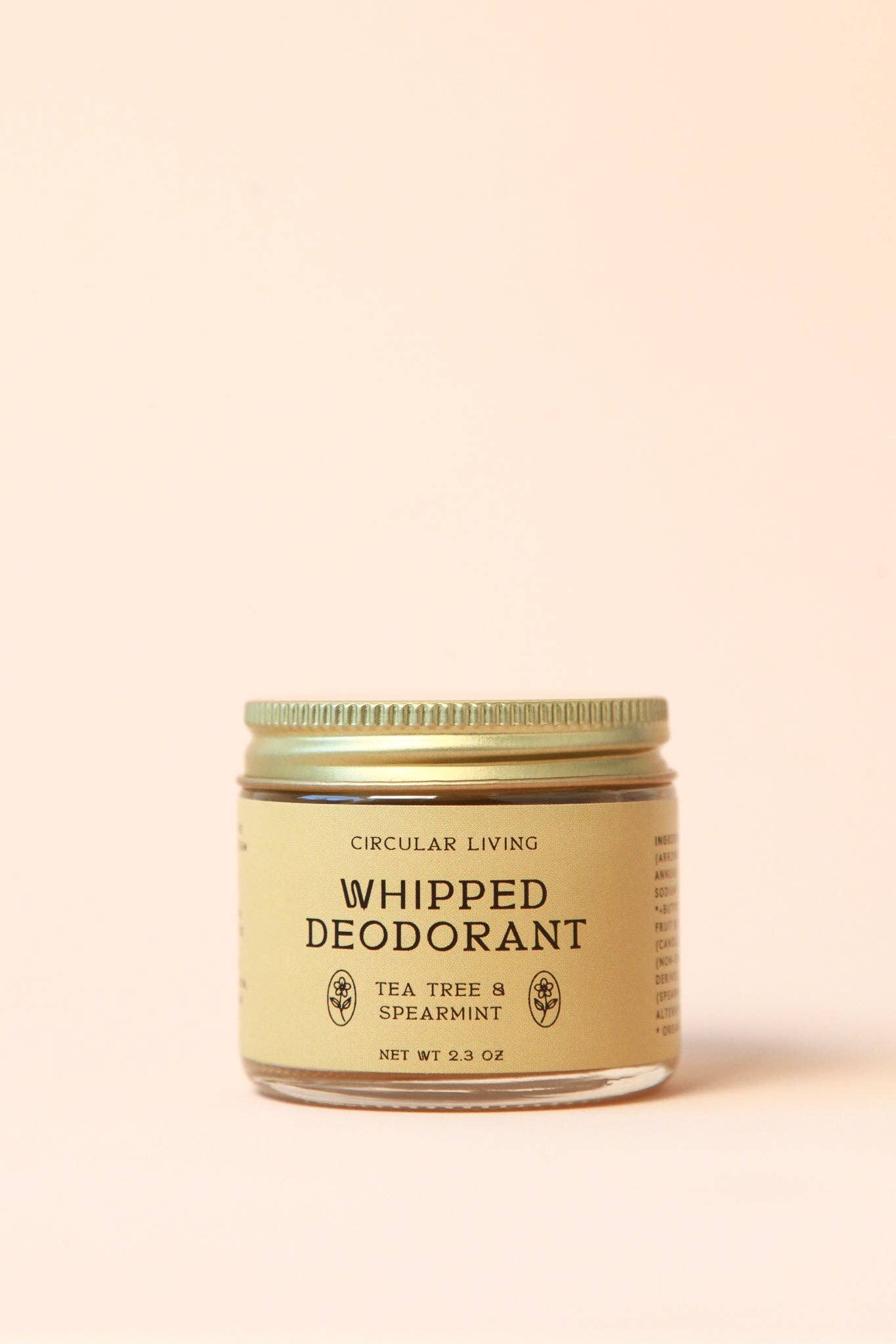 Tea Tree and Spearmint Whipped Deodorant Cream - Wellaine